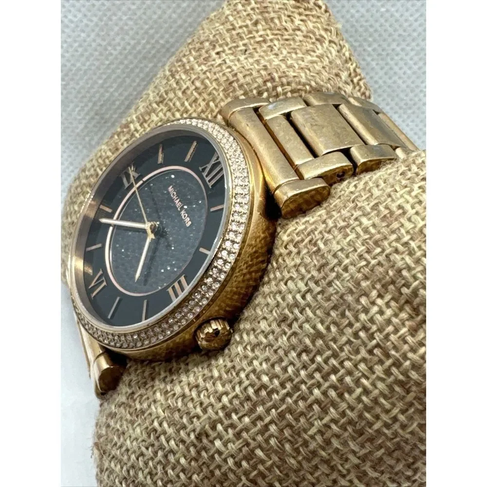 Michael Kors Catlin MK3356 Women's Rose Gold-Tone Analog Dial Wrist Watch JNA844